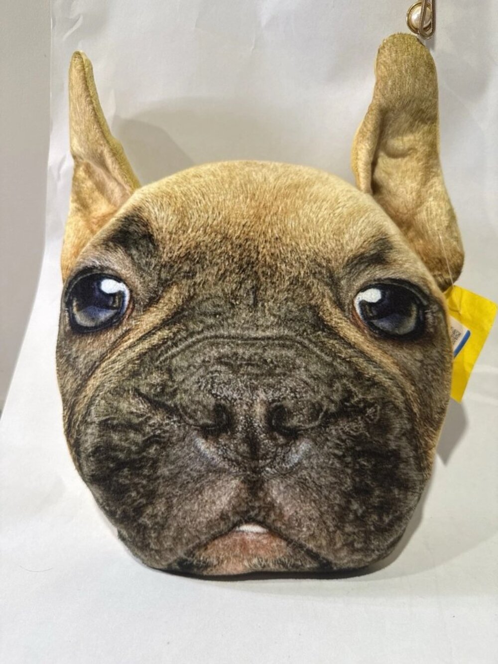 French Bulldog Head Shaped Decorative Stuffed Pillow 18 x 14 Frenchie
